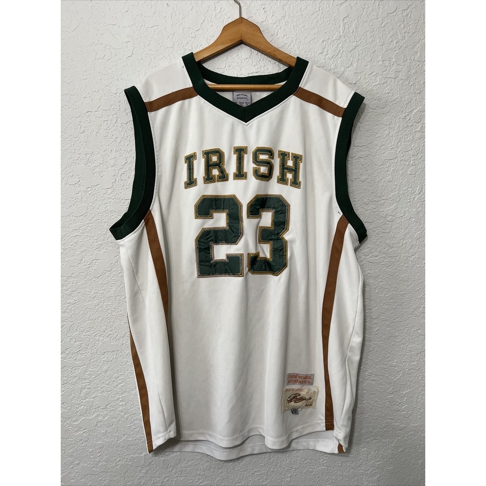 Lebron James #23 IRISH High School‎ Jersey SIZE 2XL 54 True School Authentics